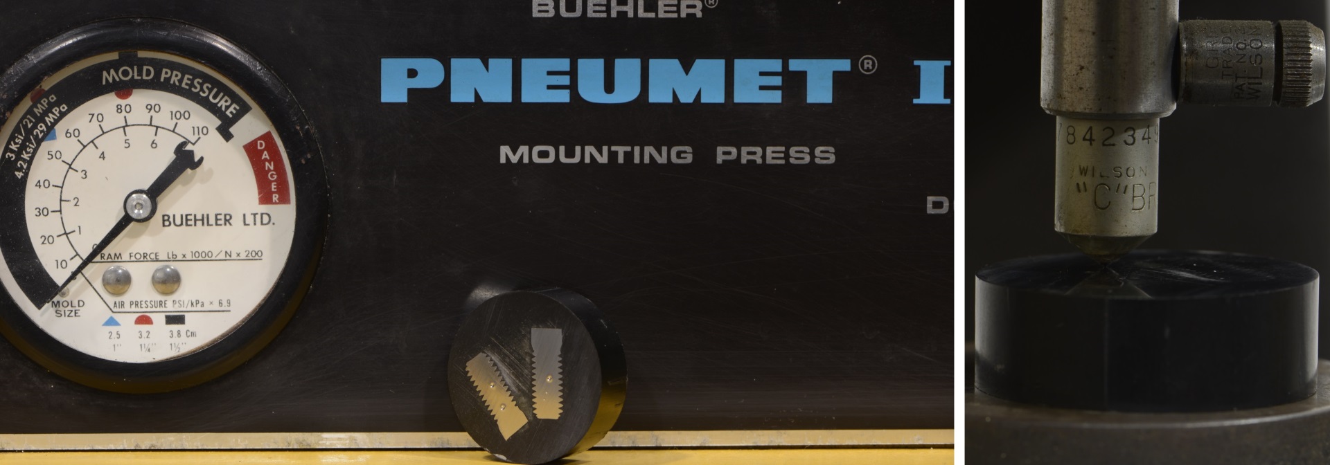 Mounting Press & Hardness Tester